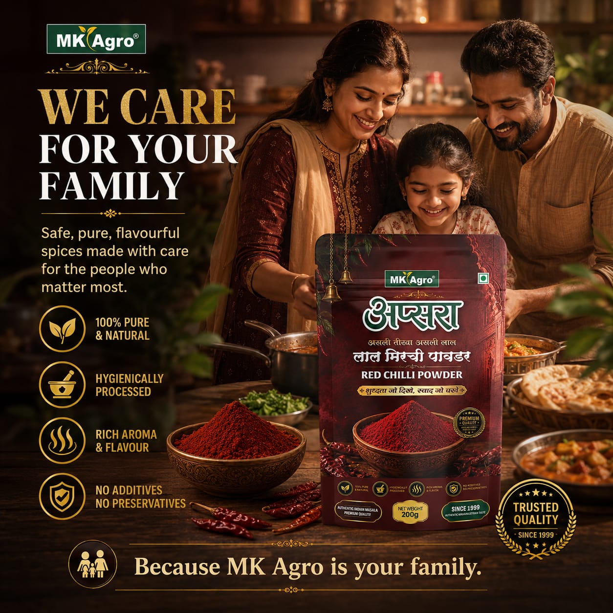 WE CARE FOR YOUR FAMILY